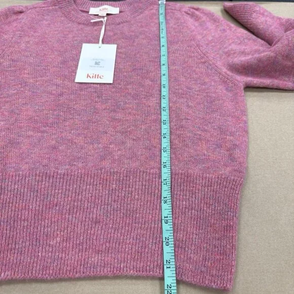 Kilte Collection The Betsy Pullover Fuchsia Pink size 2-M Women's Alpaca/M Wool